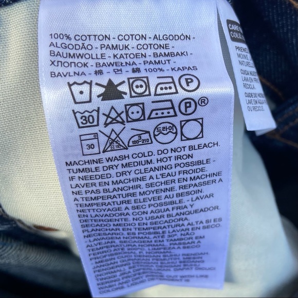 Levis Ribcage Wide Leg High Rise Jeans 25x34 - Picture 10 of 10